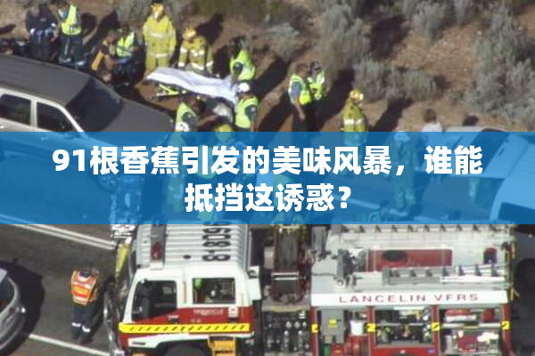 91根香蕉引发的美味风暴，谁能抵挡这诱惑？