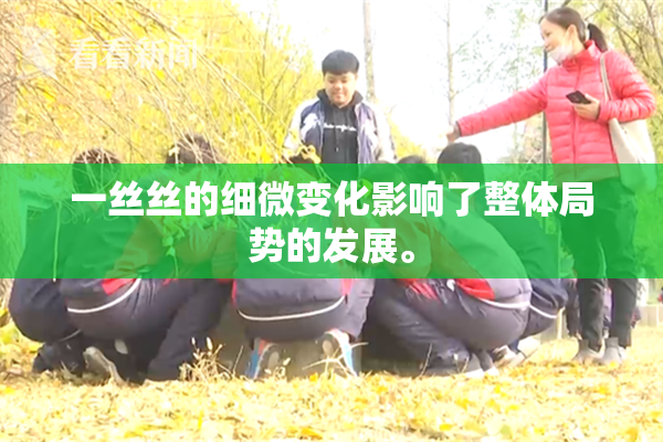一丝丝的细微变化影响了整体局势的发展。