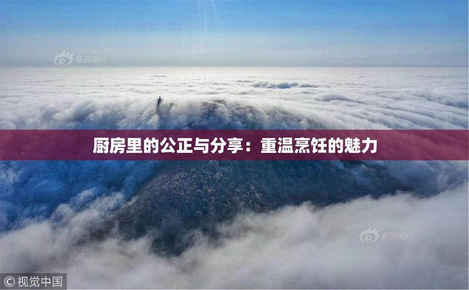 厨房里的公正与分享：重温烹饪的魅力