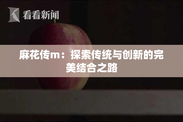 麻花传m：探索传统与创新的完美结合之路