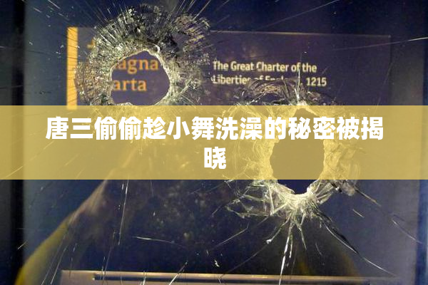 唐三偷偷趁小舞洗澡的秘密被揭晓