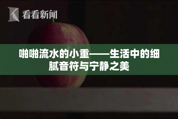 啪啪流水的小重——生活中的细腻音符与宁静之美