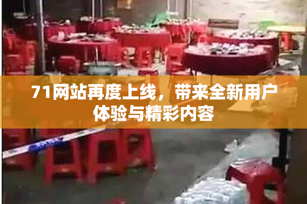 71网站再度上线，带来全新用户体验与精彩内容