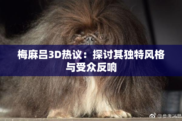 梅麻吕3D热议：探讨其独特风格与受众反响