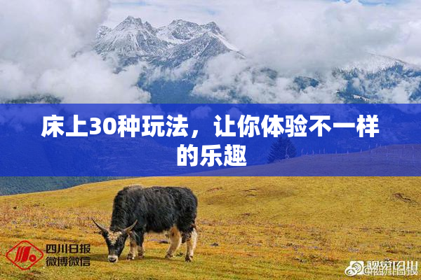 床上30种玩法，让你体验不一样的乐趣