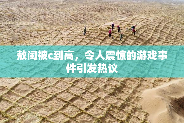 敖闰被c到高，令人震惊的游戏事件引发热议