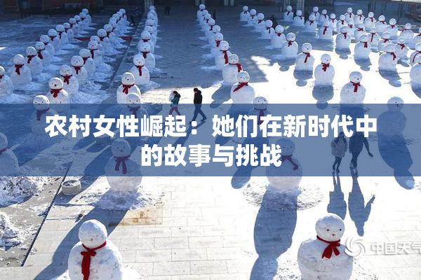 农村女性崛起：她们在新时代中的故事与挑战