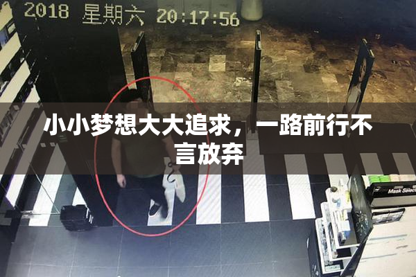 小小梦想大大追求，一路前行不言放弃