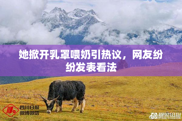 她掀开乳罩喂奶引热议，网友纷纷发表看法