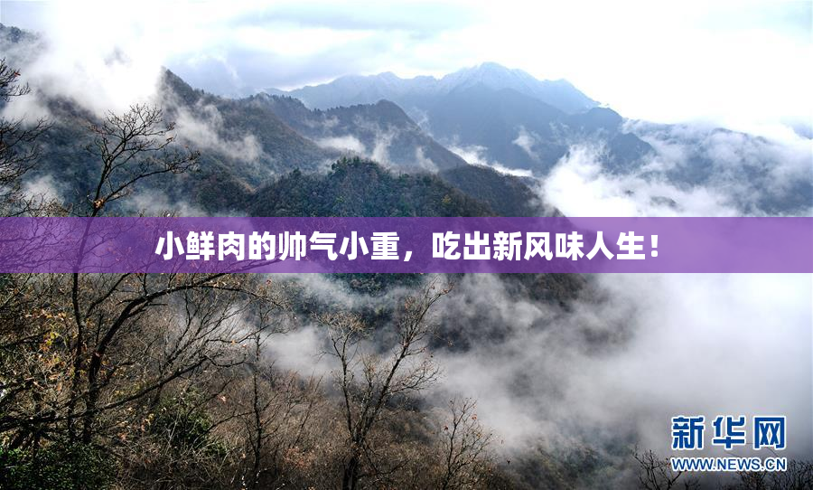 小鲜肉的帅气小重，吃出新风味人生！
