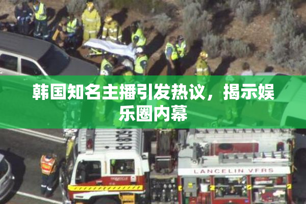 韩国知名主播引发热议，揭示娱乐圈内幕