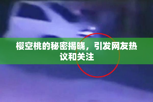 樱空桃的秘密揭晓，引发网友热议和关注