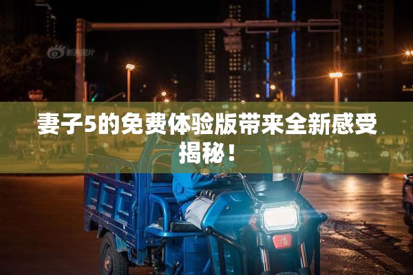 妻子5的免费体验版带来全新感受揭秘！