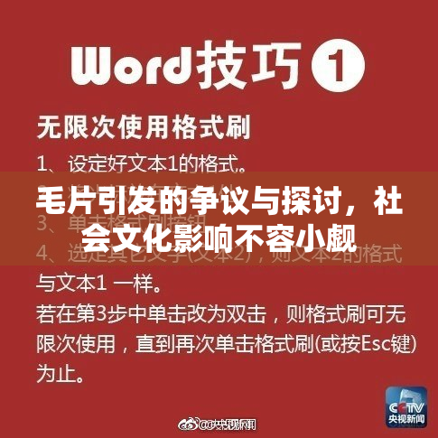 毛片引发的争议与探讨，社会文化影响不容小觑