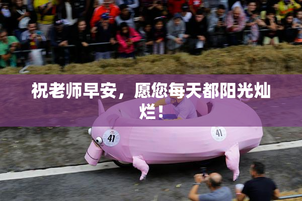 祝老师早安，愿您每天都阳光灿烂！