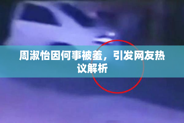 周淑怡因何事被羞，引发网友热议解析