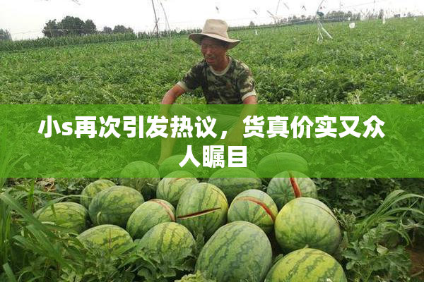 小s再次引发热议，货真价实又众人瞩目