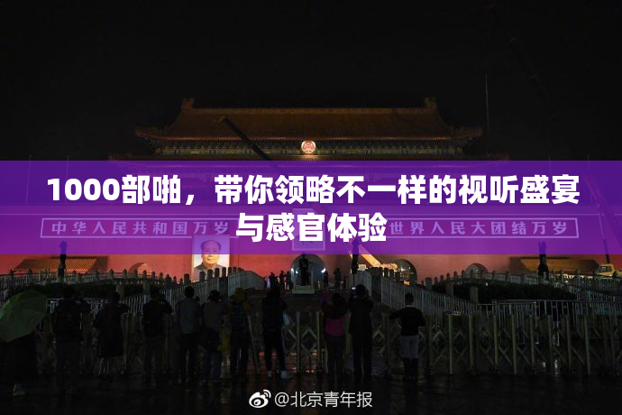 1000部啪，带你领略不一样的视听盛宴与感官体验