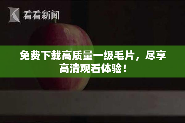 免费下载高质量一级毛片，尽享高清观看体验！