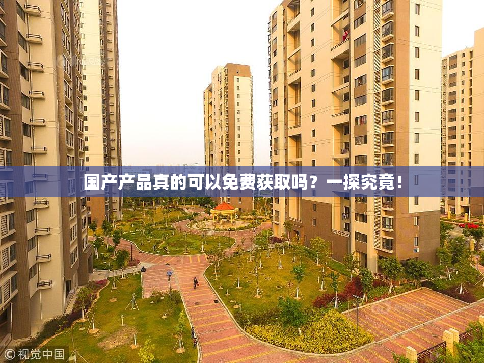 国产产品真的可以免费获取吗？一探究竟！
