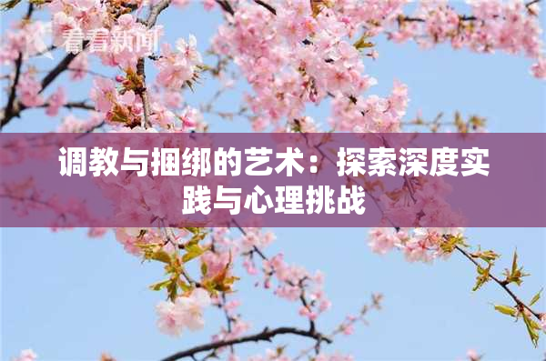 调教与捆绑的艺术：探索深度实践与心理挑战