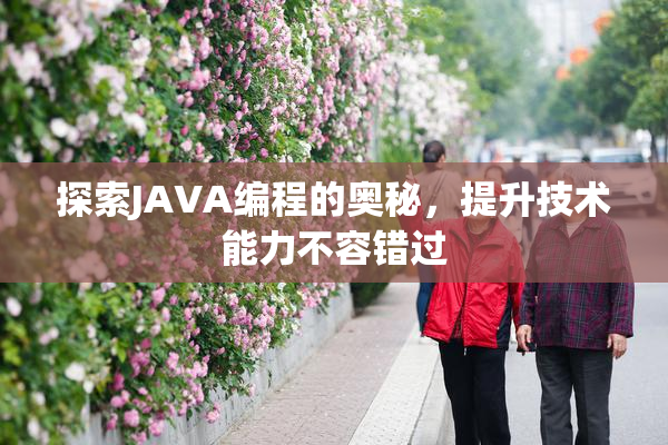探索JAVA编程的奥秘，提升技术能力不容错过