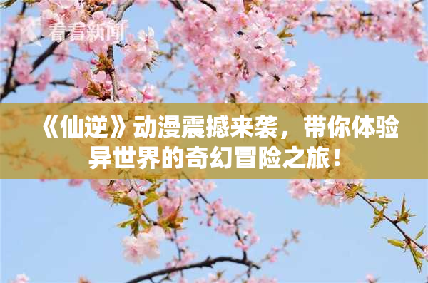 《仙逆》动漫震撼来袭，带你体验异世界的奇幻冒险之旅！