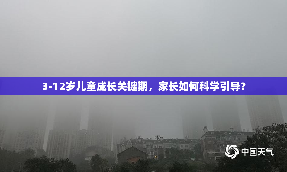 3-12岁儿童成长关键期，家长如何科学引导？