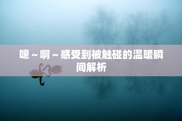 嗯～啊～感受到被触碰的温暖瞬间解析