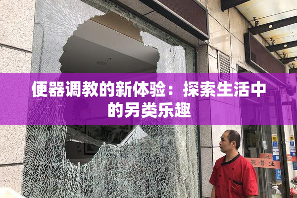 便器调教的新体验：探索生活中的另类乐趣