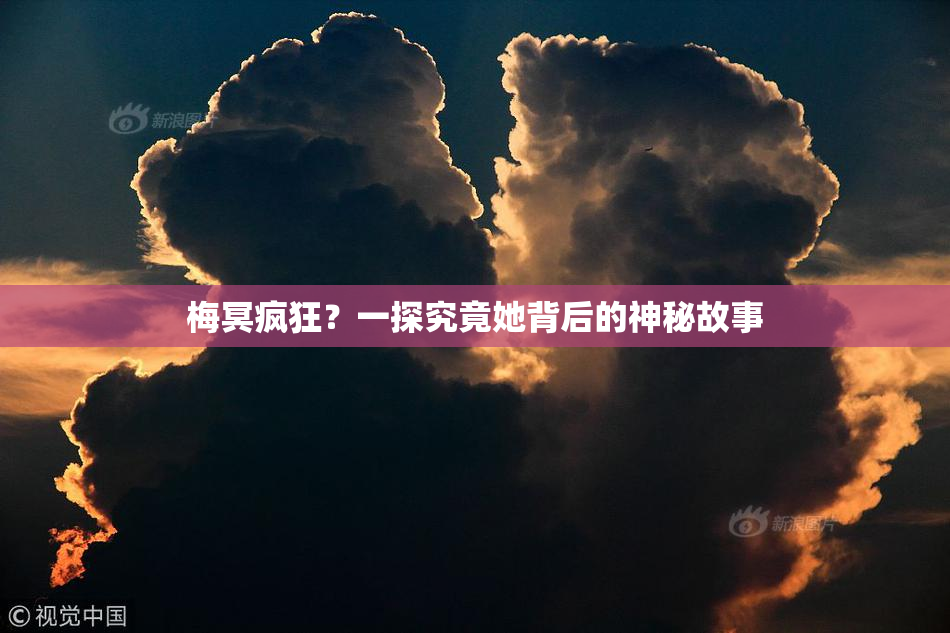 梅冥疯狂？一探究竟她背后的神秘故事