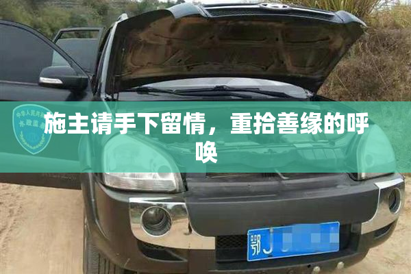 施主请手下留情，重拾善缘的呼唤
