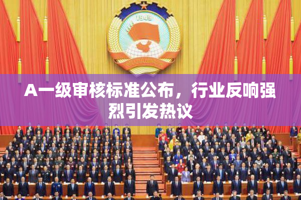 A一级审核标准公布，行业反响强烈引发热议