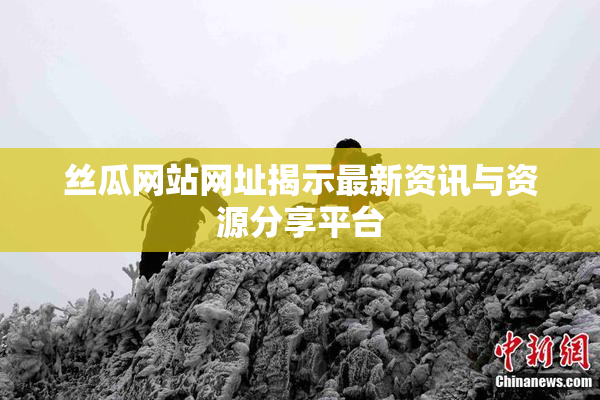 丝瓜网站网址揭示最新资讯与资源分享平台