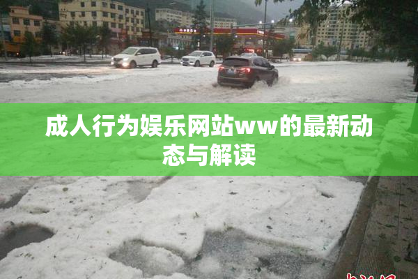 成人行为娱乐网站ww的最新动态与解读