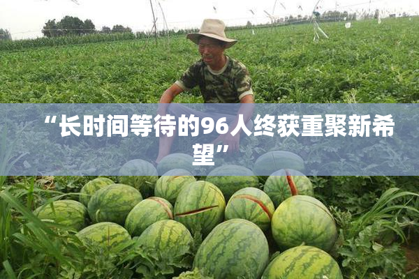 “长时间等待的96人终获重聚新希望”