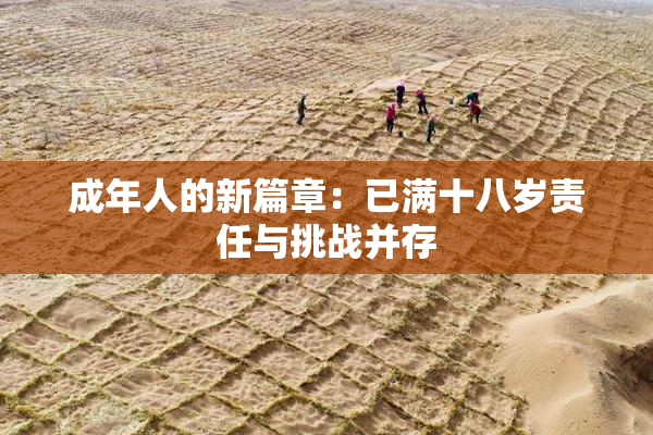 成年人的新篇章：已满十八岁责任与挑战并存