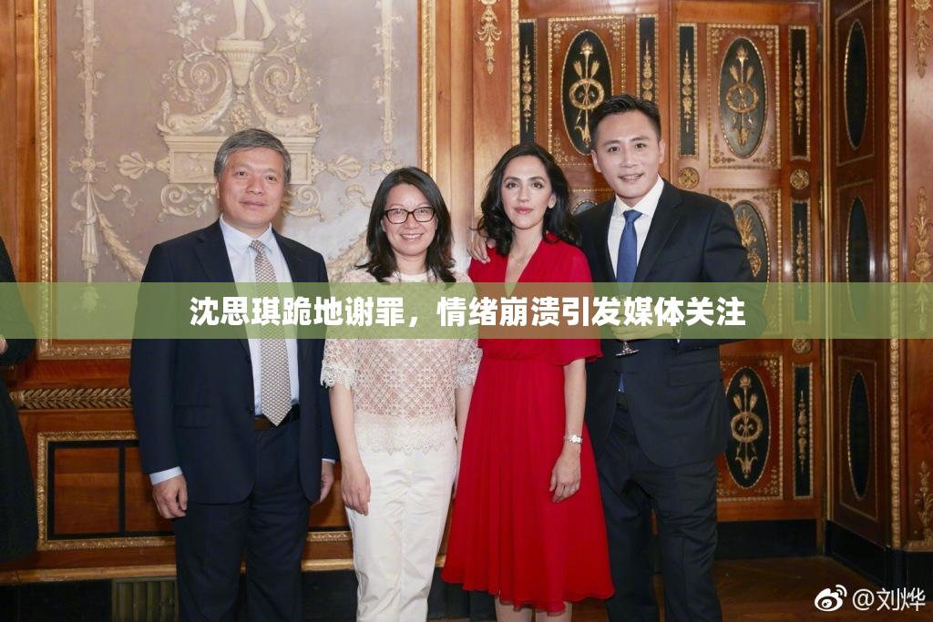 沈思琪跪地谢罪，情绪崩溃引发媒体关注