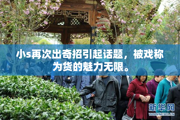 小s再次出奇招引起话题，被戏称为货的魅力无限。