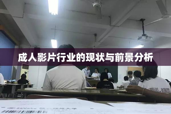 成人影片行业的现状与前景分析