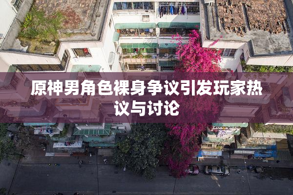 原神男角色裸身争议引发玩家热议与讨论