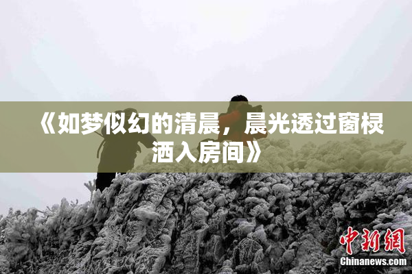 《如梦似幻的清晨，晨光透过窗棂洒入房间》