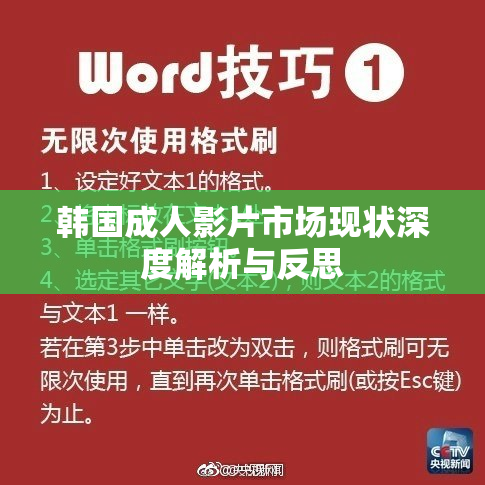韩国成人影片市场现状深度解析与反思