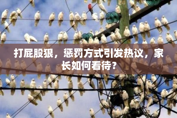 打屁股狠，惩罚方式引发热议，家长如何看待？