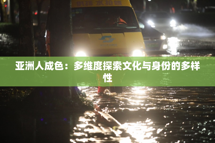 亚洲人成色：多维度探索文化与身份的多样性