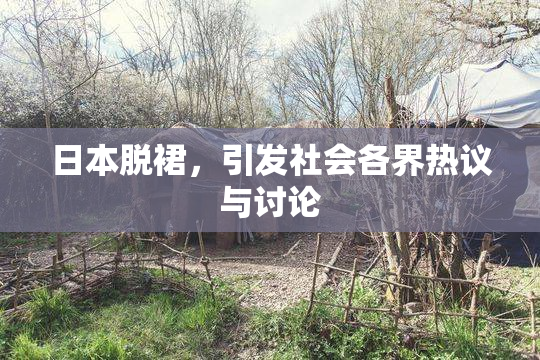 日本脱裙，引发社会各界热议与讨论