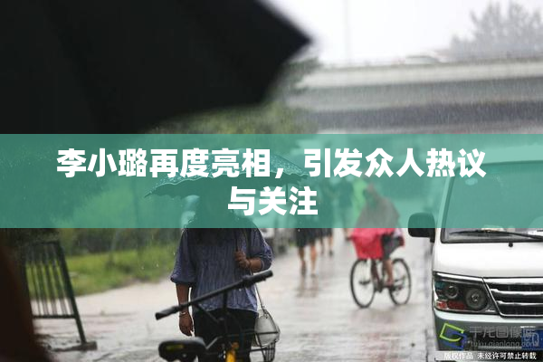 李小璐再度亮相，引发众人热议与关注