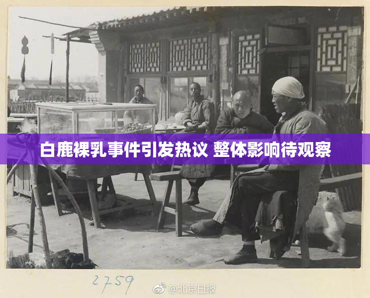 白鹿裸乳事件引发热议 整体影响待观察