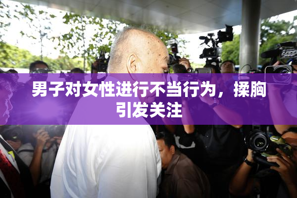 男子对女性进行不当行为，揉胸引发关注