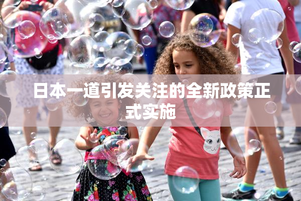 日本一道引发关注的全新政策正式实施